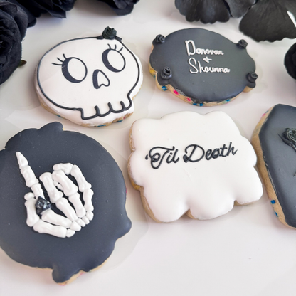 "Till Death Do Us Party" 
Bachelorette 
Sugar Cookies