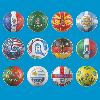 World Cup National Team Ball Collection