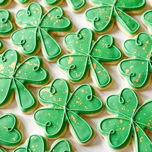 Lucky Charm Shamrock Cookies