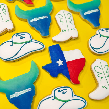 Texas Western-Themed Cookie Set