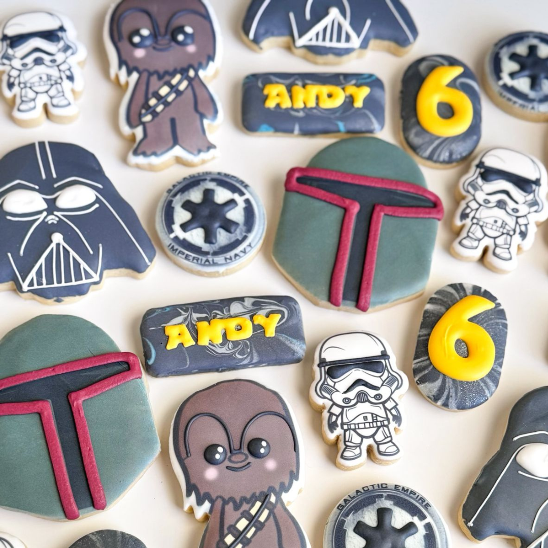 Mini Star Wars Birthday Cookie Set