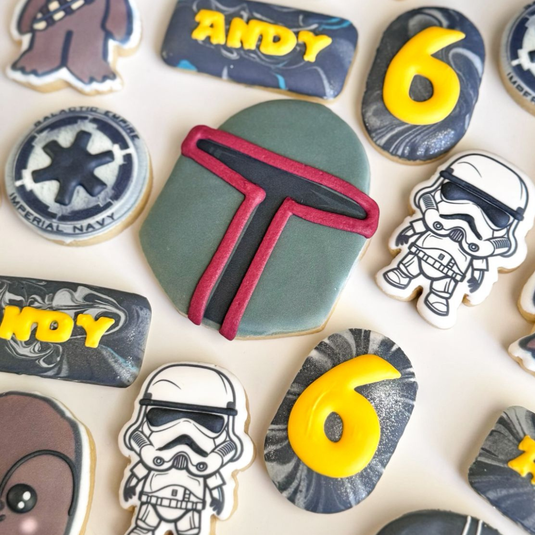 Mini Star Wars Birthday Cookie Set