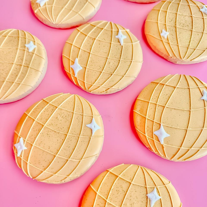 Boogie Bites Disco Ball Cookies