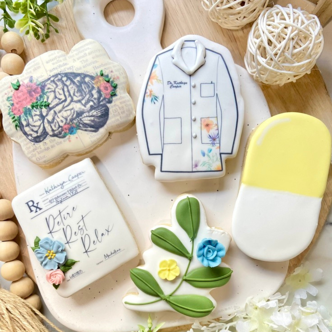 Floral Doctor Appreciation Cookie Set