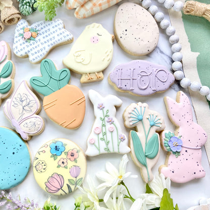 Elegant Easter Sugar Cookie Collection