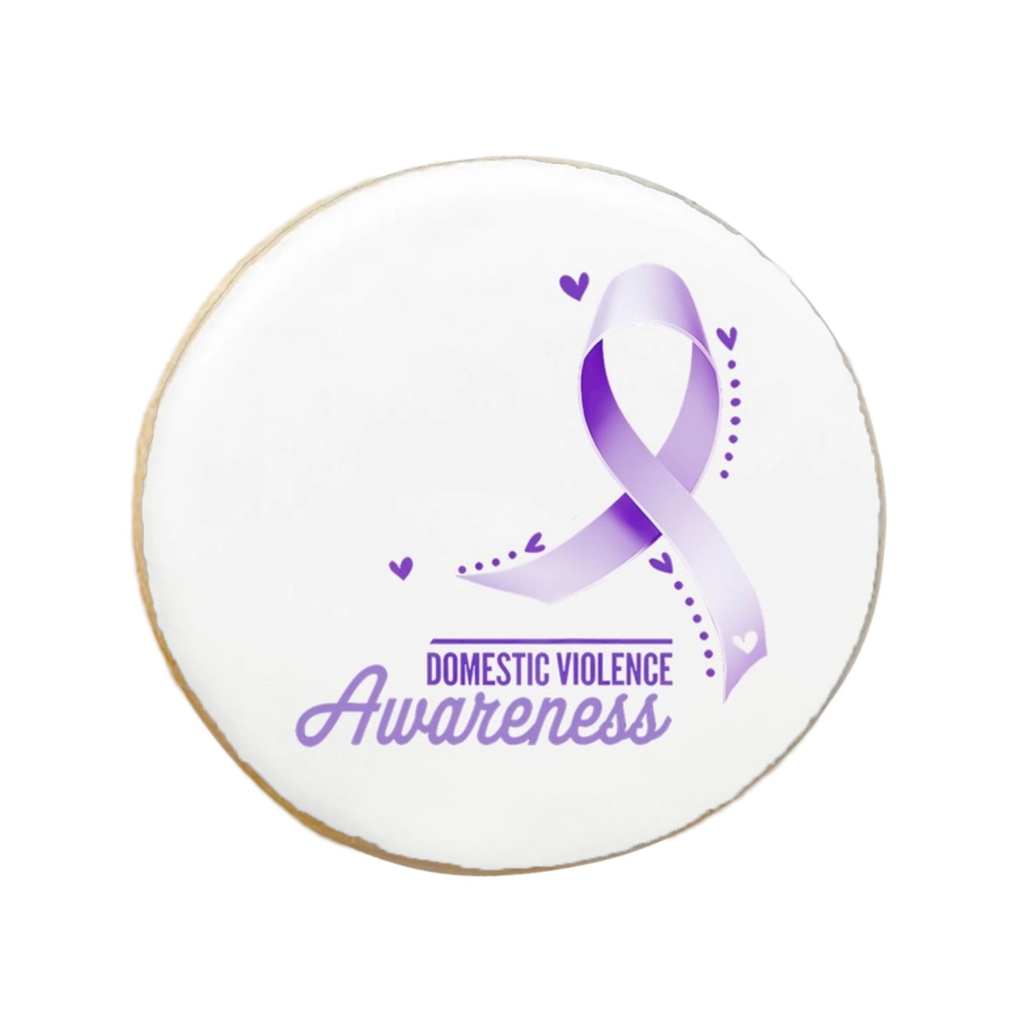 Custom Domestic Violence Awareness Cookies