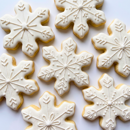 Elegant Snowflake Sugar Cookies