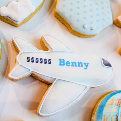 Adventure Awaits Baby Shower Cookies