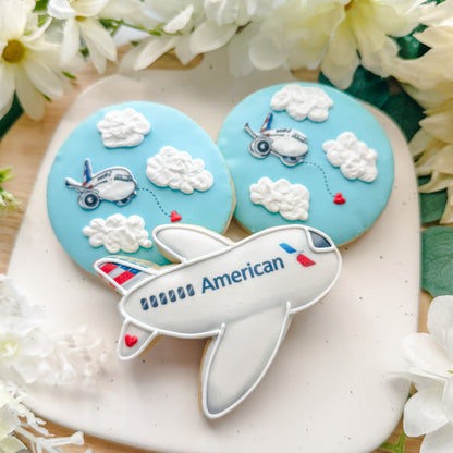 Custom Airline & Plane Cookie Set
