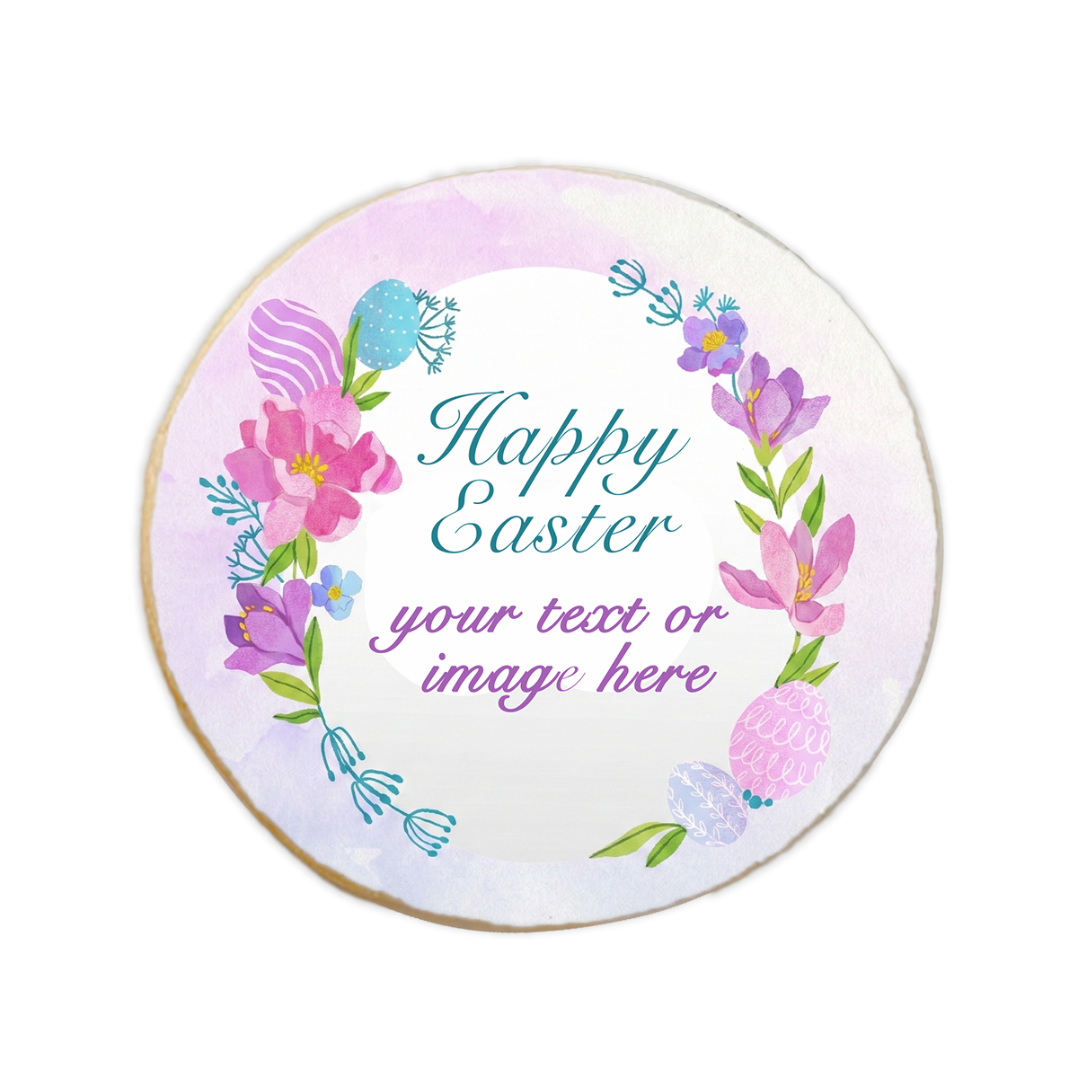 Spring Floral Easter Custom Cookie