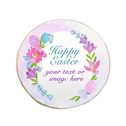 Spring Floral Easter Custom Cookie