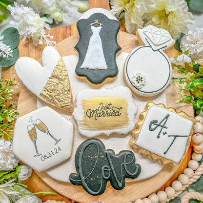 Just Married! Wedding Cookie Set