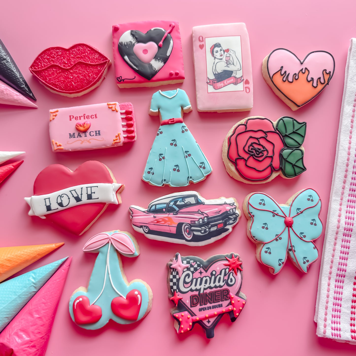Cherry Bomb 
Valentine 
Cookie Collection