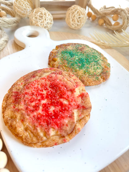 Festive Holiday Snickerdoodle Cookies