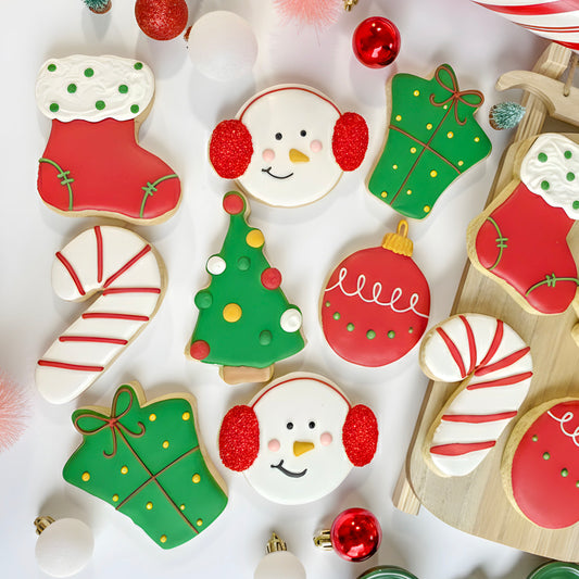 Jolly Classic Christmas Cookie Set