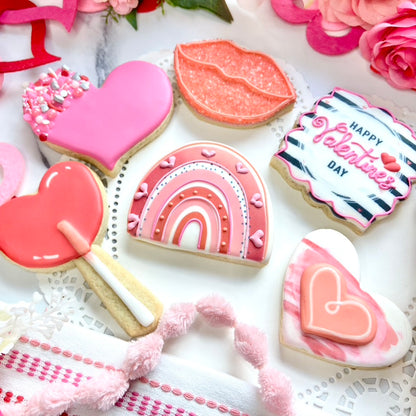 Sweet Love Valentine's Day Sugar Cookies