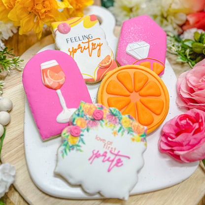 "Feeling Spritzy" Bridal Shower Cookies