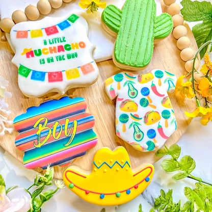 Fiesta Baby Shower Cookies