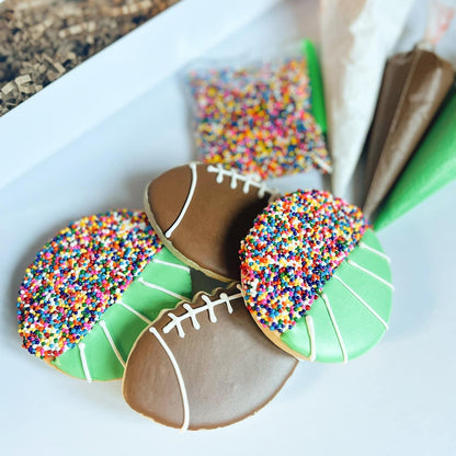 DIY Football Cookie Decorating Kit