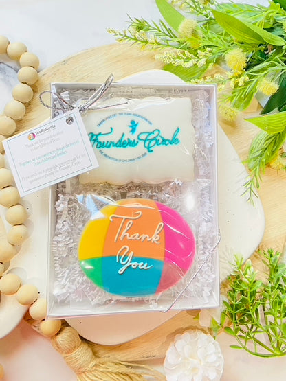 Custom Logo Gift Box Sugar Cookies