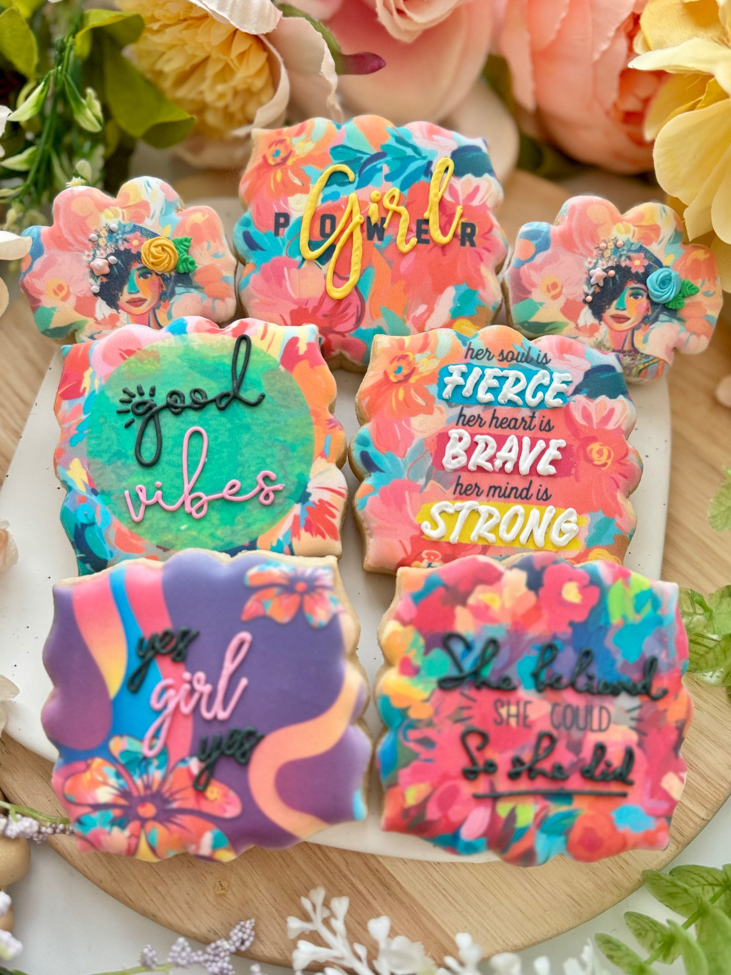 Empowering Girl Power Sugar Cookie Set