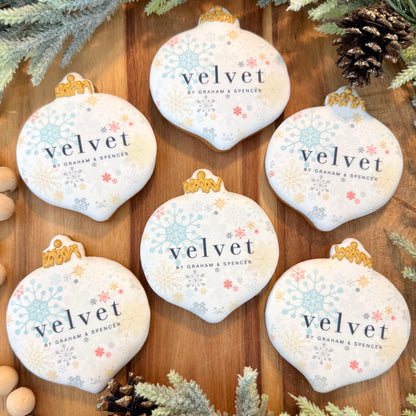 Branded Christmas 
Ornament 
Sugar Cookies