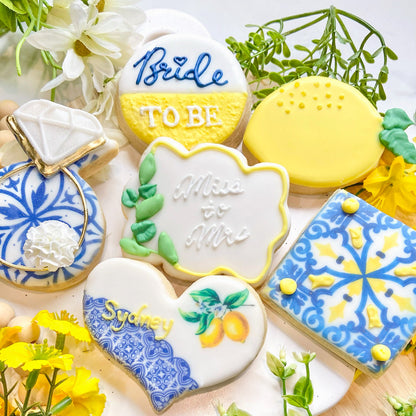Lemon & Lace Bridal Shower Cookies