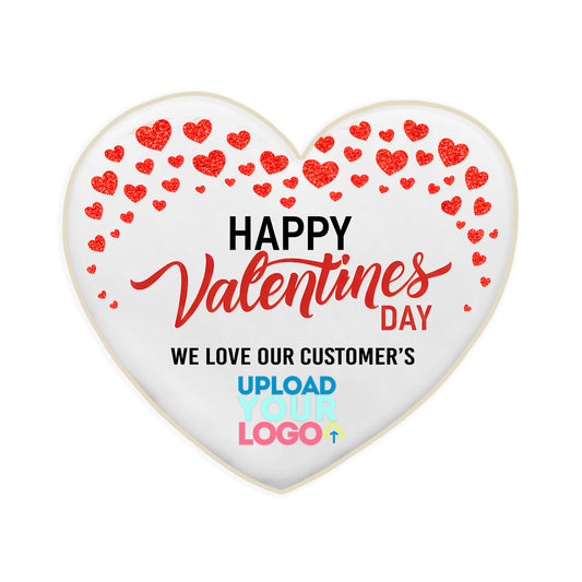 Valentine’s Glitter Heart Appreciation Cookie