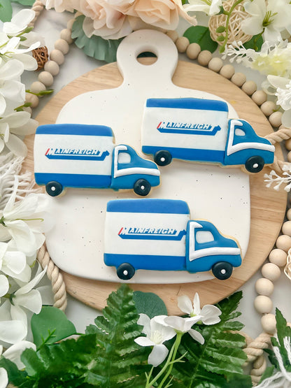 Truck Logo Cookies