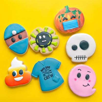 "Boo Boo Crew" Medical Halloween Cookies