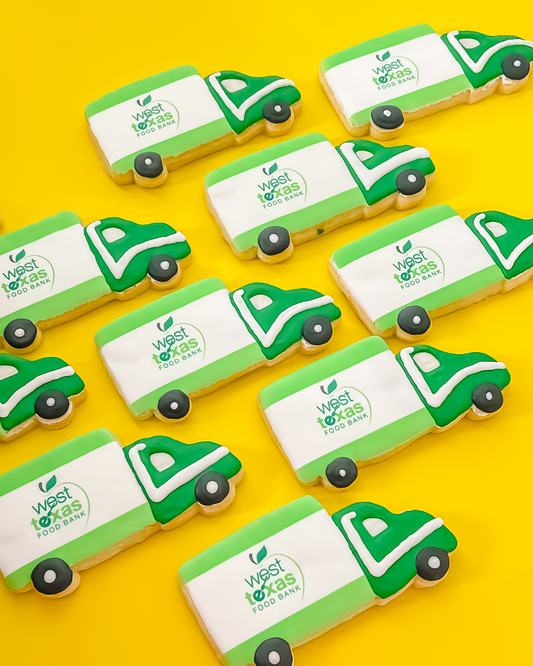 Truck Logo Cookies