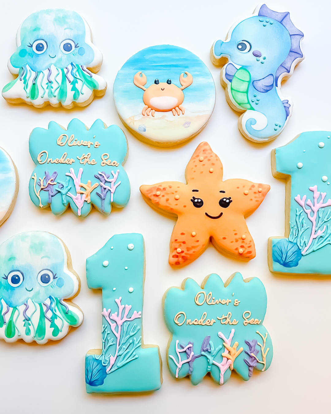 Under the Sea Birthday Cookies