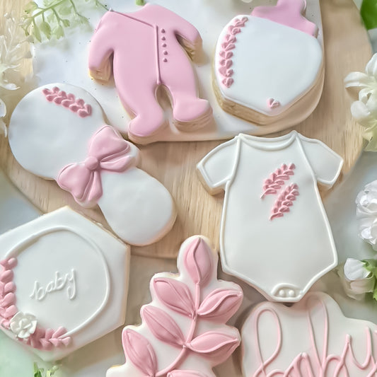 Delicate Baby Girl Cookies