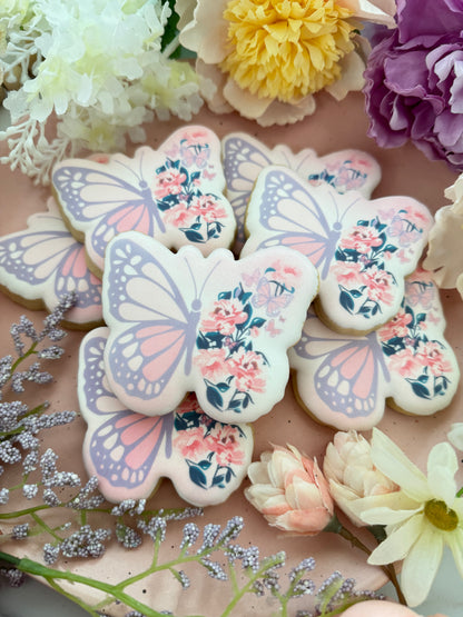 Butterfly & Floral 
Sugar 
Cookie Set
