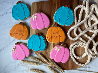 "Hello Pumpkin" 
Assorted 
Color Cookies