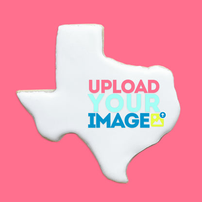 Custom Image Texas Cookies
