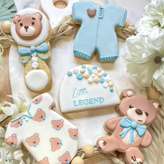 Teddy Bear Baby Cookies