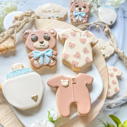 Classic Teddy Bear Baby Cookies