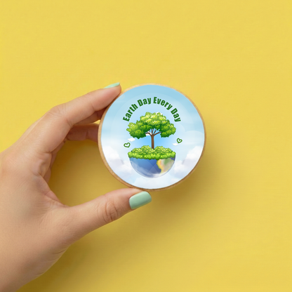 Earth Day Every Day Sugar Cookie
