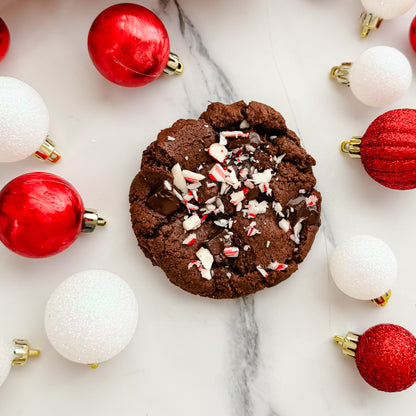 Triple Chocolate 
Peppermint Cookies