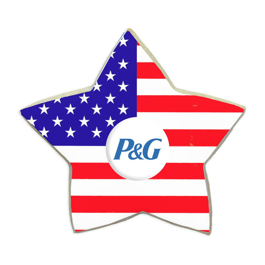 Custom Logo Patriotic USA Star Flag Cookies