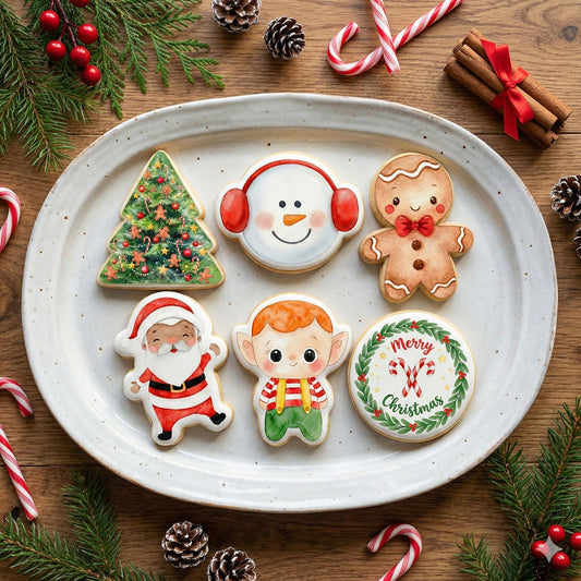 Classic Christmas Character Cookie Set