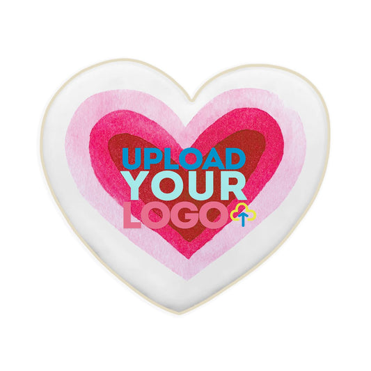 Skip a Beat Valentine's Logo Heart Cookie