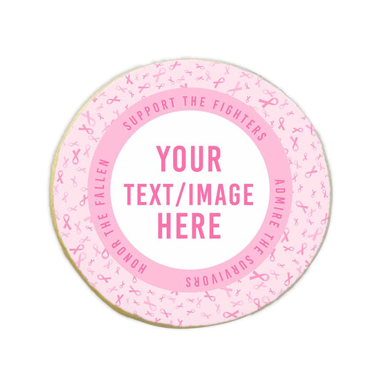 Custom Breast Cancer Awareness Cookies