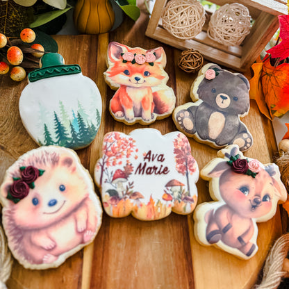 Woodland Animal Sugar Cookie Set