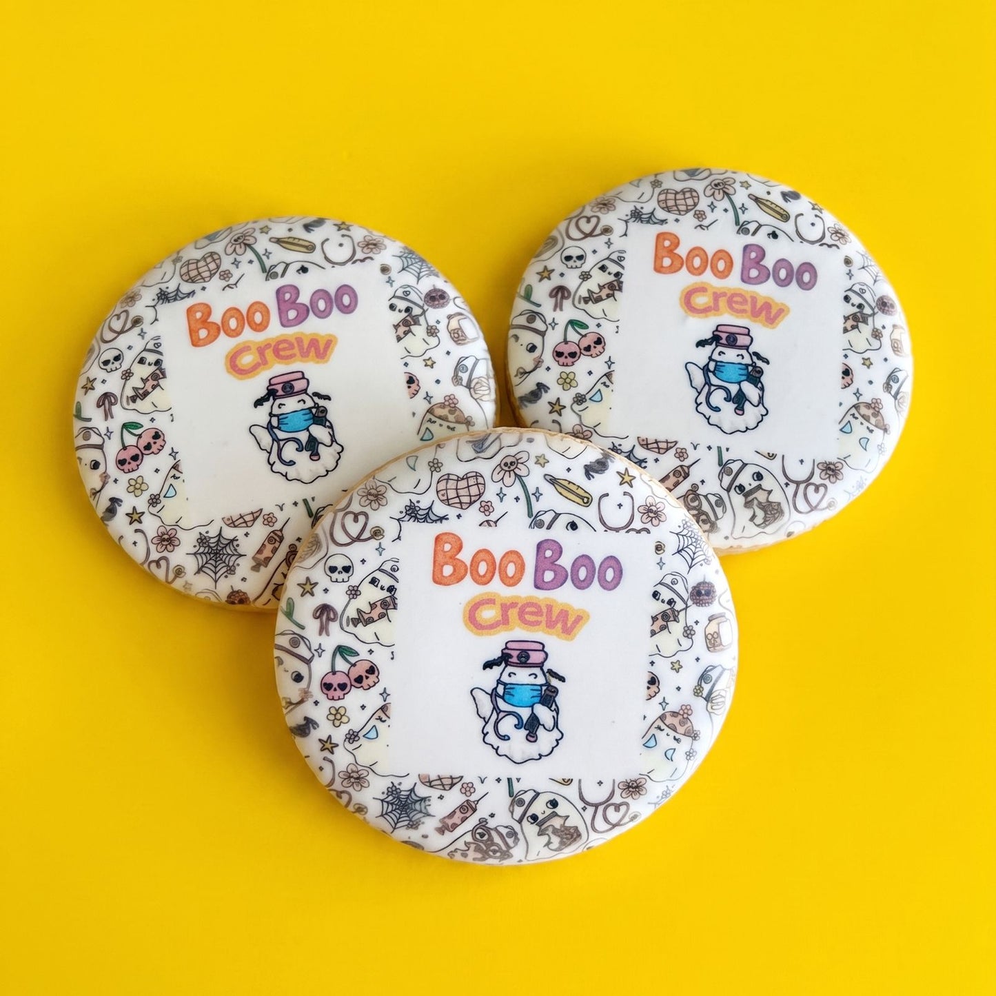 Spooky Scrub Squad Custom Cookies