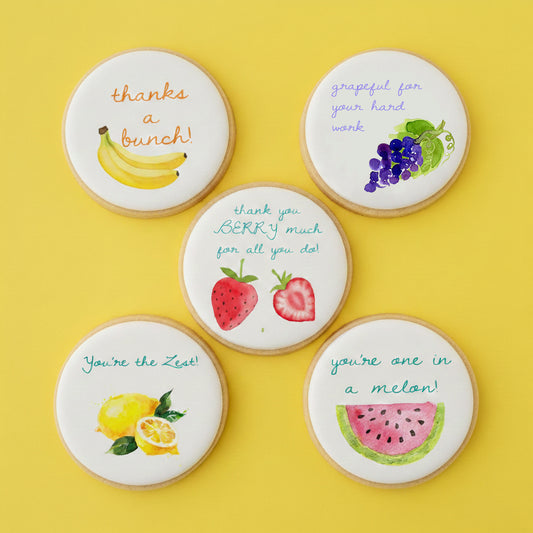 Fruitful Employee Appreciation Cookie