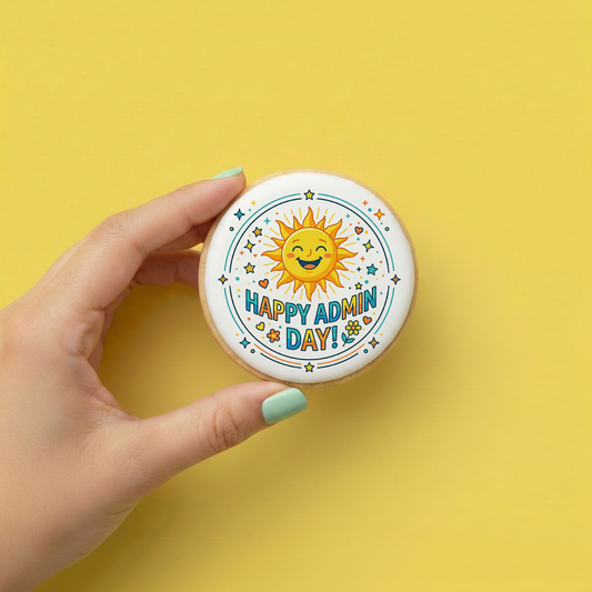 Happy Admin Day Sugar Cookie