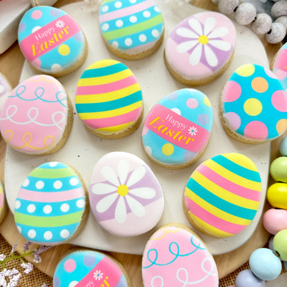 Easter Egg 
Design Sugar 
Cookie Set